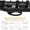 "63" Steel Roof Basket Carrier, 220LBS Load Capacity, Universal Fit, Truck & Car Luggage - 2 of 4