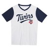 MLB Minnesota Twins Boys' Pinstripe Pullover Jersey - 2 of 3