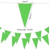 Unique Bargains Outdoor Garden Wedding Birthday Decoration Pennant Flag Banner 50ft - 2 of 4