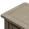Kumasinova 58" Farmhouse Console Table with Drawers,Entryway Table with Storage Bottom Shelf,Solid Wood Console Tables for Entryway,Living Room - 3 of 4