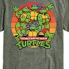 Men's - Teenage Mutant Ninja Turtles - Retro Sunset Circle Short Sleeve Graphic T-Shirt - 2 of 4