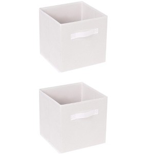 REGALWOVEN Collapsible Fabric Storage Bin with Handle for Organizing Clothes Books 2 Pcs - 1 of 4