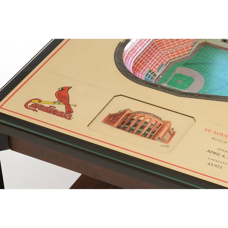 MLB St. Louis Cardinals 25-Layer StadiumViews Lighted End Table, 4 of 6