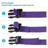 Unique Bargains Travel Accessory Luggage Adjustable Buckle Belt Utility Strap 3 Pcs - 4 of 4