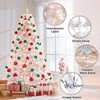 Yaheetech 4.5Ft/6Ft/7.5Ft/9Ft/12Ft Pre-lit Spruce Artificial Christmas Tree with 150 Incandescent Warm White Lights - 4 of 4