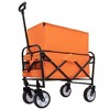 Whisen Minimeetall Extention Collapsible Foldable Wagon Cart, Supports 225lbs - 2 of 4