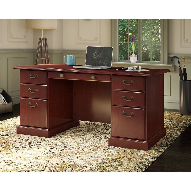 Bennington Manager&#39;s Desk from Kathy Ireland Home - Bush Furniture, 3 of 9