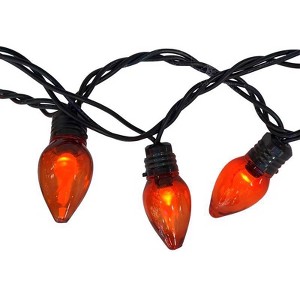Celebrations Orange 20 ct LED Flicker Flame Halloween String Lights - 1 of 1