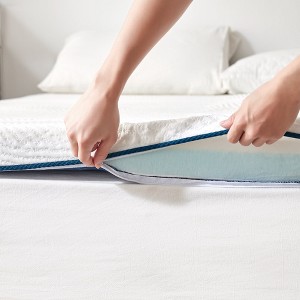 Mattress Cover for 3 Inch Mattress Topper, Cooling Tencel Fabric - 1 of 3