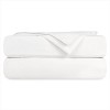Delara 100% Organic Cotton Percale Weave Sheet sets, 400 TC GOTS Certified, Smooth & Moisture-Wicking Sheets and Pillowcase - 2 of 4