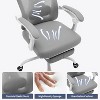 Ergonomic Office Chair with Adjustable Lumbar Support & Footrest, High-Back Mesh Computer Chair, 400LB Capacity for Home, Office, and Gaming - 4 of 4