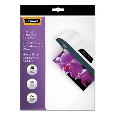 Fellowes ImageLast Laminating Pouches with UV Protection 3mil 11 1/2 x 9 25/Pack 5200501