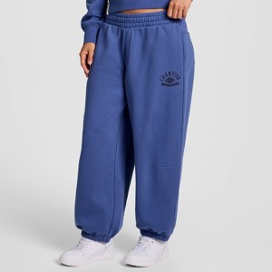 Champion Women's Cropped Fleece Joggers - 1 of 4