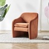 New Pacific Direct Zella Velvet Fabric Accent Arm Chair - 2 of 4