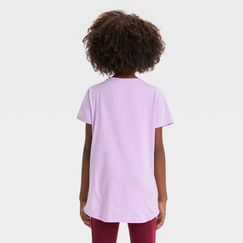 Girls&#39; Disney Wish Short Sleeve Graphic T-Shirt - Purple, 3 of 4