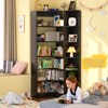 Besiost 6-Tiers Corner Bookshelves with Open Storage, 71" Tall Display Shelves for Bedroom - 2 of 4