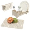iDesign Sink Saddle for Double Kitchen Sink - Taupe - 4 of 4