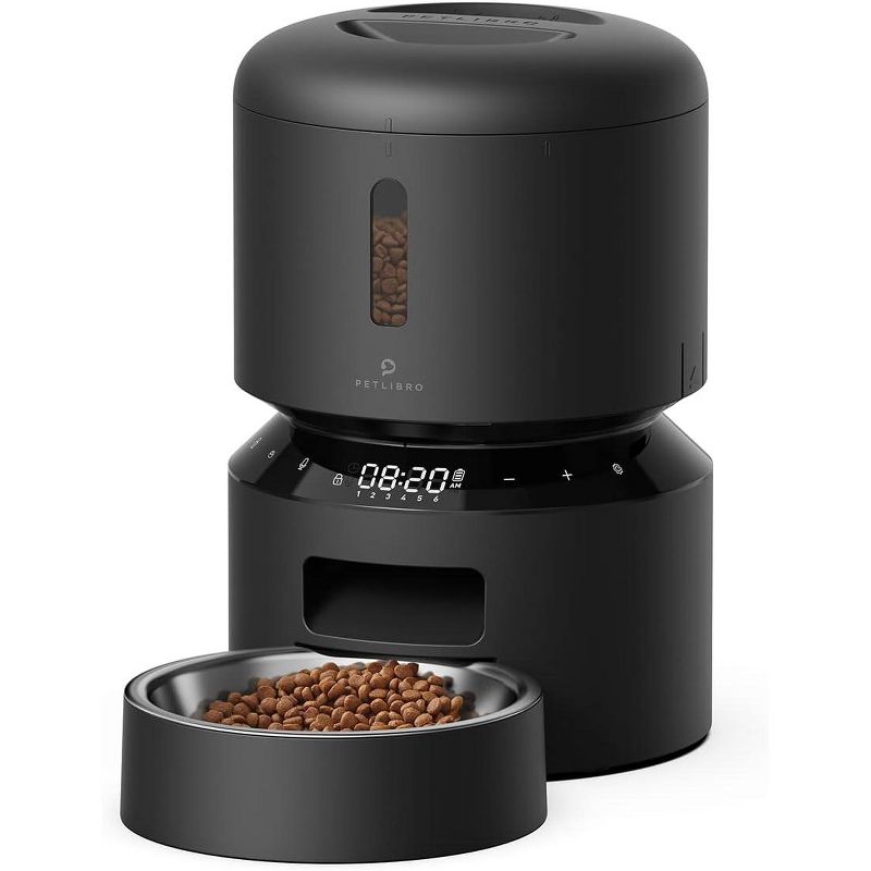 PETLIBRO Automatic Cat Feeder, Pet Dry Food Dispenser Triple Preservation & Stainless Steel Bowl, Small/Medium Pets - 3L, 1 of 9
