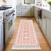 Machine Washable Boho Area Rug - Non Slip Stain Resistant Bohemian Throw Carpet for Bedroom, Living Room & Farmhouse Home Decor - 3 of 4