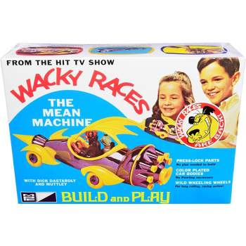 Skill 2 Snap Model Kit The Mean Machine & Dick Dastardly & Muttley Figurines "Wacky Races" (1968) TV Series 1/25 Scale by MPC