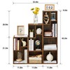 VECELO 3 Shelf Bookcase, Wood Bookshelf and Bookshelves - 3 of 4