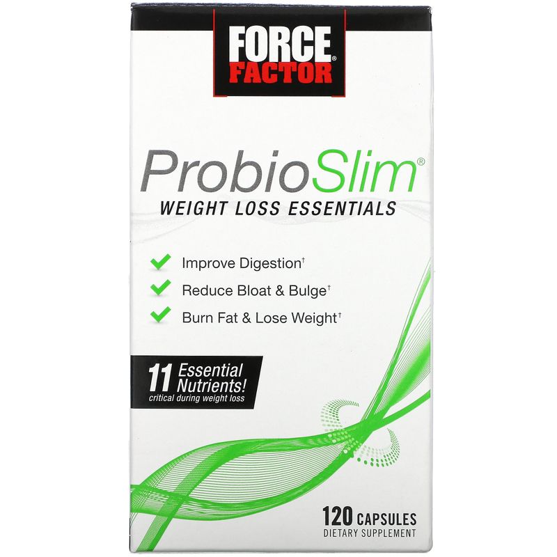 Force Factor ProbioSlim, Weight Loss Essentials, 120 Capsules, 1 of 4