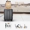 DOMETOUR Backpack Retro Style Backpack Multi-function PU Fashion Bag for Women - 3 of 4