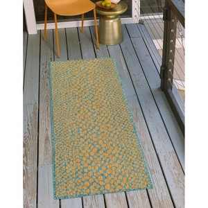 Jill Zarin Outdoor Cape Town Animal Print Woven Area Rug - 1 of 4