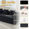 Chenille Folding Sofa Bed with Removable Cover & Pillows - 4 of 4