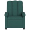 VidaXL Massage Recliner Chair Dark Green Fabric - 4 of 4