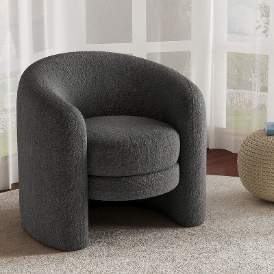 NicBex Accent Chair Modern Curved Back Upholstered Sofa Chair Comfy Chair for Living Room, Reading Room