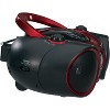 JENSEN CD490 Portable Stereo CD Player with AM/FM Radio and Aux Line-In, Red and Black - 4 of 4