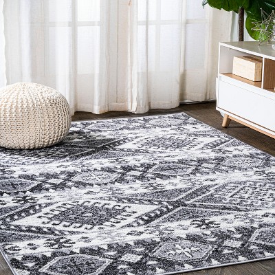 Sura Modern Kilim Geometric Area Rug - JONATHAN Y