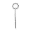 Black Bow Jewelry 14k White Gold, Jersey Collection, Small Number 58 Pendant - 2 of 4