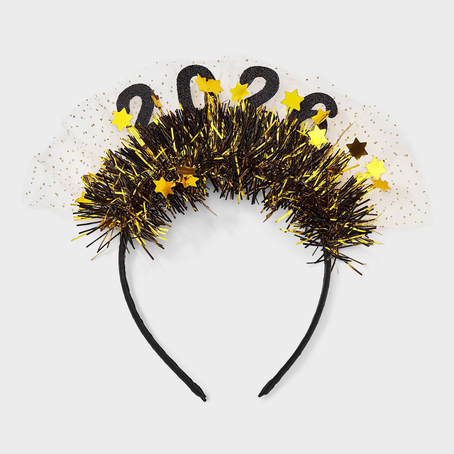 2026 Tinsel Headband - Black