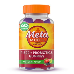 Metamucil Digestive Fiber + Probiotic Gummies - 60ct - 1 of 4