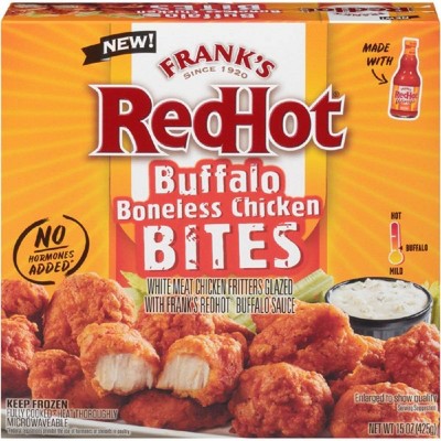 Frank's RedHot Frozen Buffalo Boneless Chicken Bites - 15oz