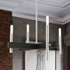 Livex Lighting Denmark 4 - Light Chandelier in  Brushed Nickel - 2 of 4