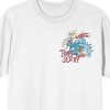 Tom & Jerry Let's Go Surfin' Men's White Short Sleeve Tee - 2 of 4