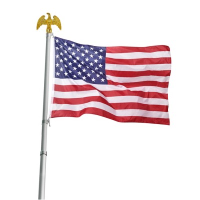 Yescom 4x6 Ft Patriotic Polyester Outdoor Flag with Aluminum Grommets