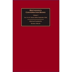 Beethoven's Conversation Books Volume 2 - by  Theodore Albrecht (Hardcover) - 1 of 1