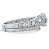 Pompeii3 1 1/4Ct Cushion Halo Diamond Engagement Wedding Ring Set in White or Yellow Gold - Size 5 - 4 of 4