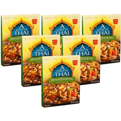 Taste Of Thai Peanut Sauce Mix - Case of 6/3.5 oz