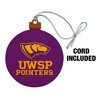University of Wisconsin-Stevens Point Pointers Logo Wood Christmas Tree Holiday Ornament - 2 of 4