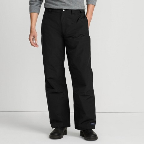 Мужские брюки Lands' End Men's Squall Waterproof Insulated Snow Pants - X Large - Black