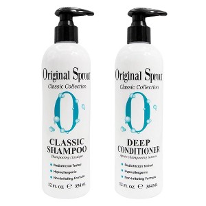 Original Sprout Classic Shampoo (12 oz) & Original Sprout Classic Deep Conditioner (12 oz) | Vegan & Cruelty-Free Hair Formula (DUO SET KIT) - 1 of 4
