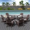 WestinTrends Dylan HDPE Outdoor Patio Adirondack Chair (12-Piece Set) - 2 of 4