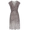 Women's Polka Dot V-Neck Dress - LASCANA - 4 of 4