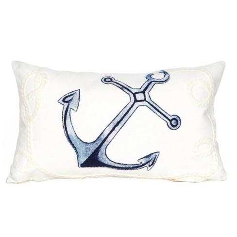 12"x20" Oversize Lumbar Throw Pillow Off-White - Liora Manne - image 1 of 4