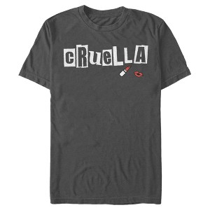Men's Cruella Lipstick Logo T-Shirt - 1 of 4